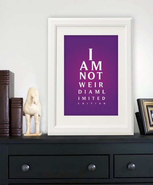 I am not weird i am limited edition OLANDRE
