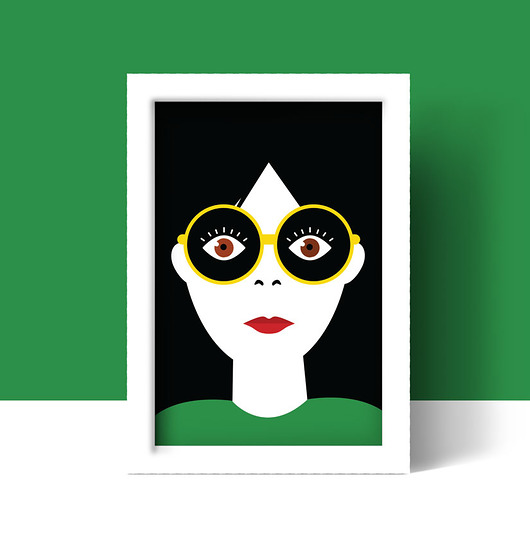 Plakat Brunetka Pracownia Fantastisch