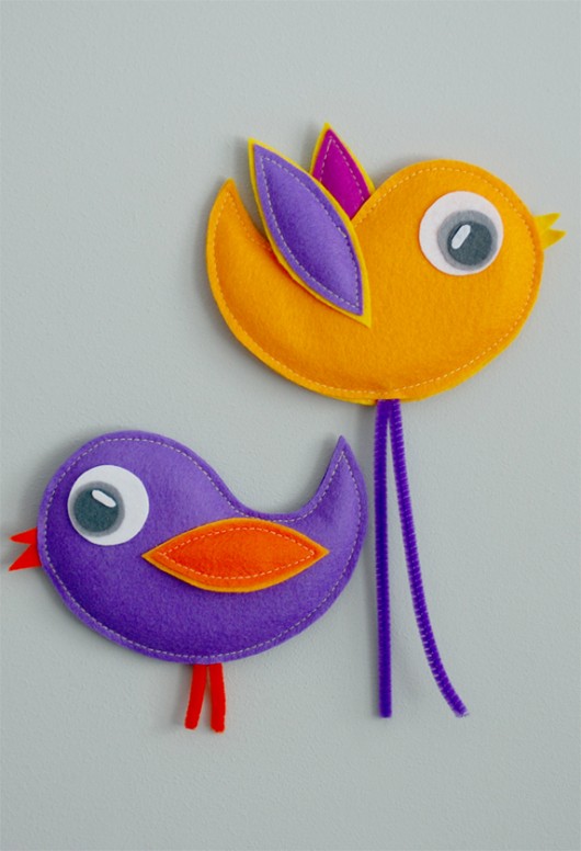 Ptaszki filcowe ACUMI-BIRDS (2 elementy)  ACUMIBABY