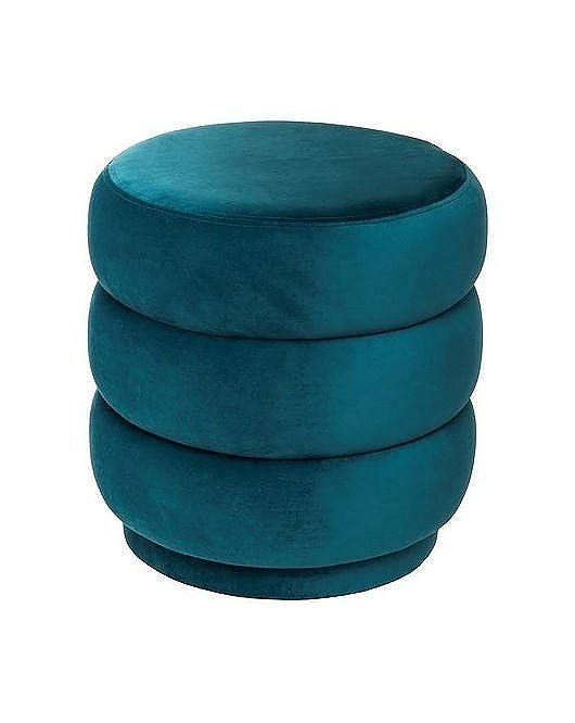 Pufa Aksamitna Trio Navy Green MIA home