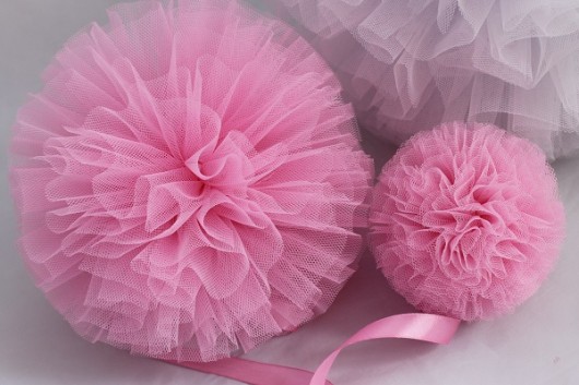 Pompon L (pudrowy róż) LucyandKucy