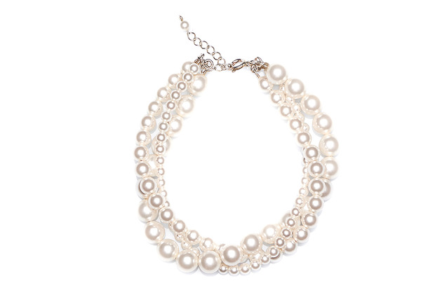 Srebrna bransoleta z perłami marki Swarovski Alessandra unique