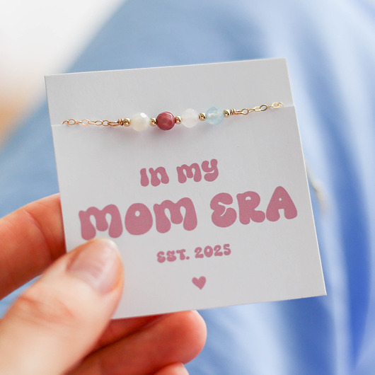 bransoletki złote Kryształowa Bransoletka na Ciążę, In My Mom Era