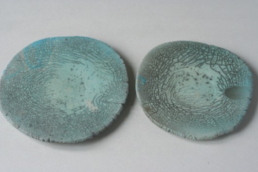 raku ware # alea plates openwork