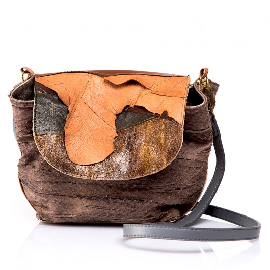 Skórzana Torebka handmade - ORANGE TRASH CADOaccessories
