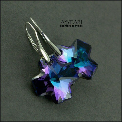 kryształ SWAROVSKI CROSS - HELIOTROPE Astari