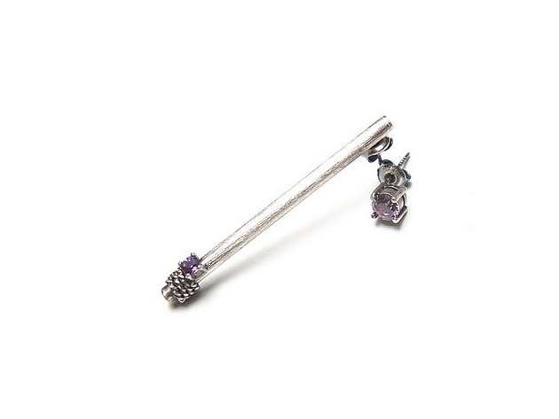 kolczyki srebrne Kolczyki srebrne Stick vol. 2 