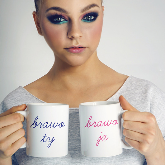 Brawo ty Brawo ja 2 Kubki ONE MUG A DAY