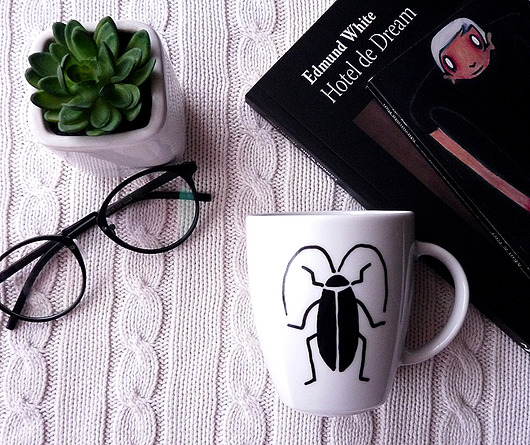 Kubek ręcznie malowany BUG in the MUG