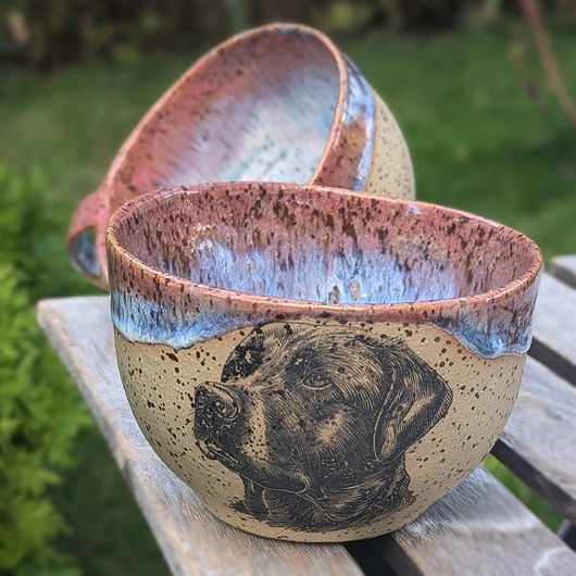 kubki PSIA KREW, duża czarka ceramiczna, 430 ml