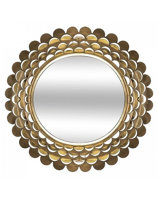 lustra stojące i wiszące Lustro Metalowe Lustro Wiszące Gabriele 91 cm