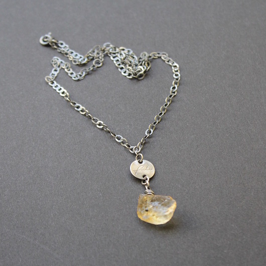 naszyjniki - inne Naszyjnik cytryn