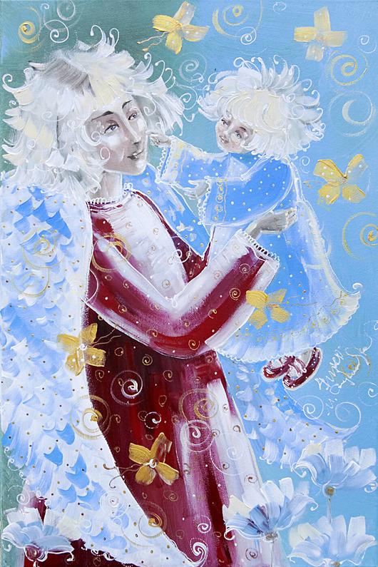 obrazy Dziecko to taki sympatyczny początek człowieka. Giclee