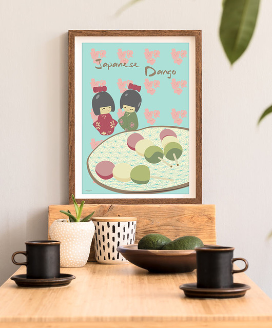 plakaty Dango - plakat fine art 50x70 cm