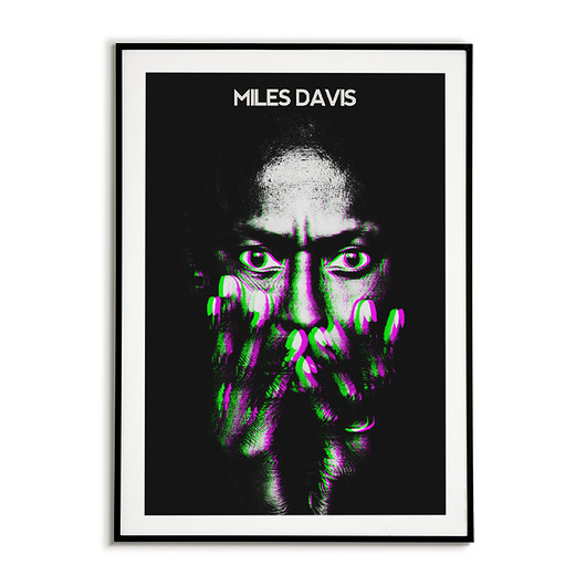 plakaty Plakat Miles Davis-Plakat z piosenkarzem-Muzyka