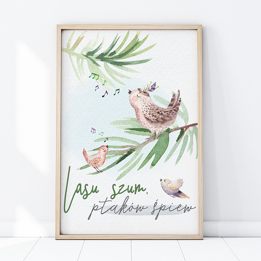PLAKAT LASU SZUM P113 Yoko Design