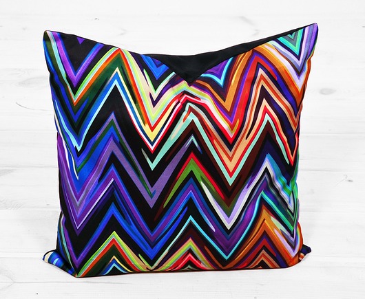poduszka dekoracyjna 47x47 zigzag Pracownia Reborn