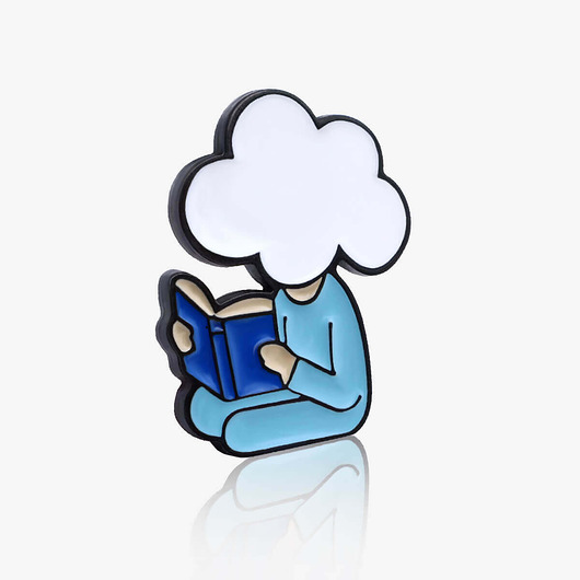 przypinki Pins "Głowa w chmurach"