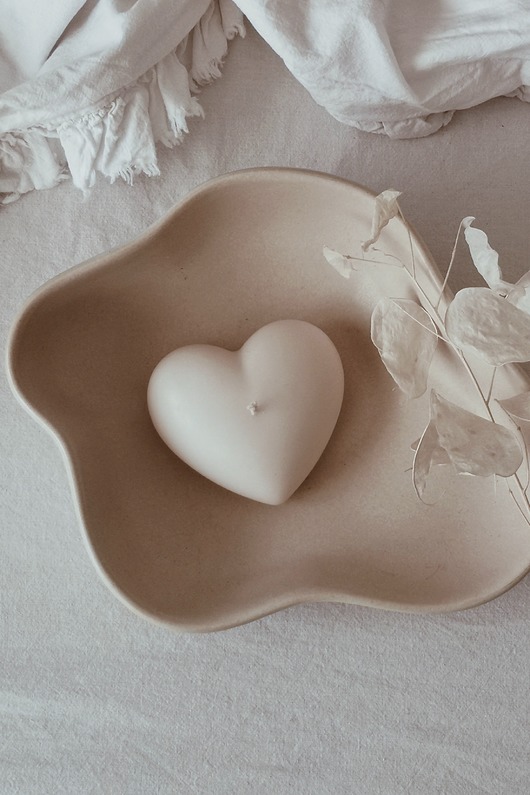 świeczniki i świece Świeca sojowa Smooth Heart