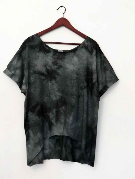 Tunika w stylu vintage - GREY  ZokoZola Butik