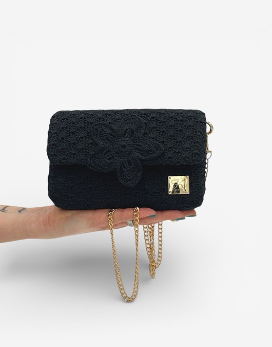 torebki mini Torebka wieczorowa mini - czarna