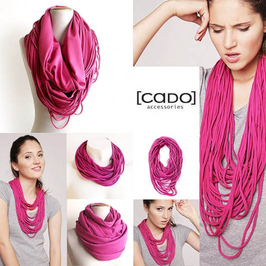 Szalik Tuba Zamotka Cado Fuksja CADOaccessories
