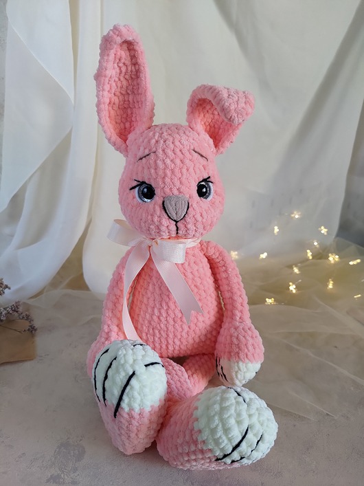 ozdoby wielkanocne Duży królik przytulanka, Maskotka zajączek, Dekoracja na Wielkanoc