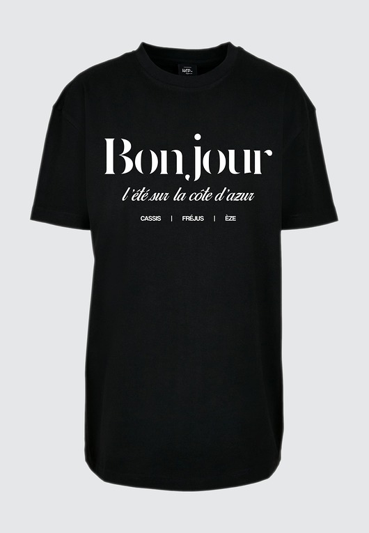 t-shirt damskie T-shirt OVERSIZE czarny