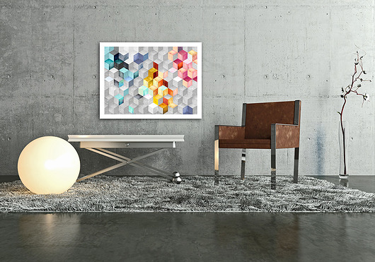 OBRAZ NA PŁÓTNIE - 80x60cm - ABSTRAKCJA LUdesign gallery