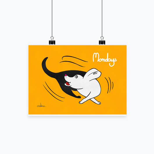 grafiki i ilustracje Mondays - plakat