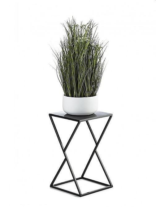 kwietniki Kwietnik Metalowy Santoro Czarny 40 cm