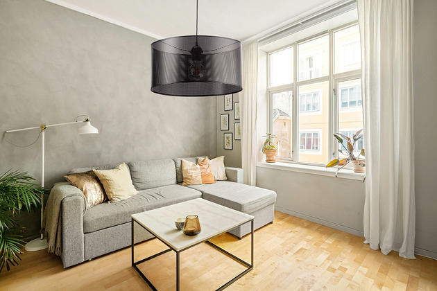 lampy wiszące Czarna lampa dziurki ażur led E27 abażur 40 cm