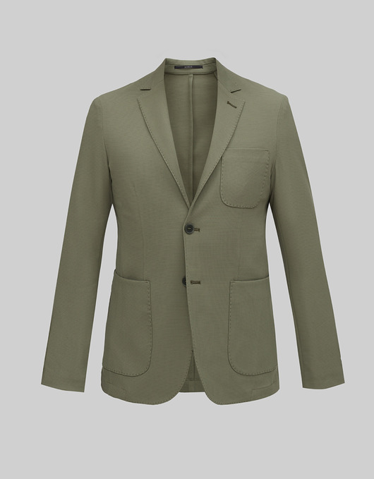 marynarki męskie Męska marynarka genoni zielony slim fit