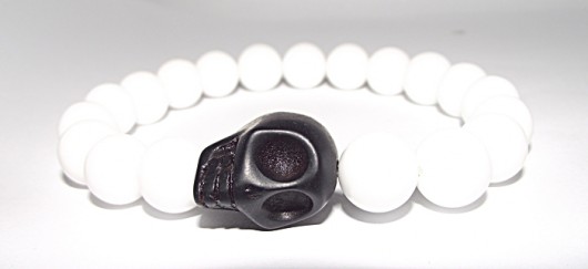 Black skull Czaki Bransoletki