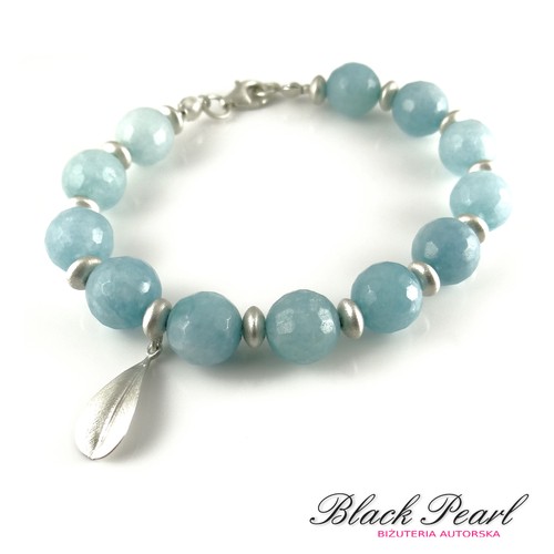 Cold Blue - bransoletka Black Pearl