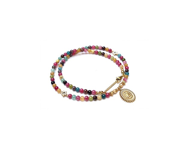 chokery Candy - agaty /choker/ - naszyjnik - Szlachetna kolekcja