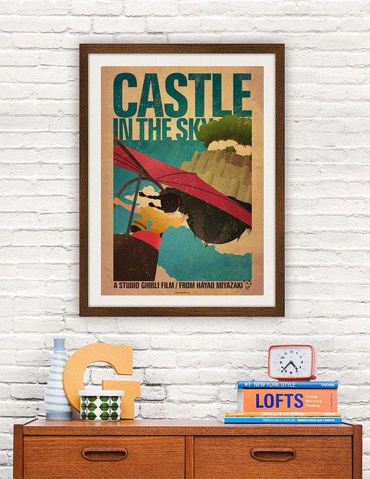 plakaty Plakat Laputa - Castle in the Sky - Ghibli