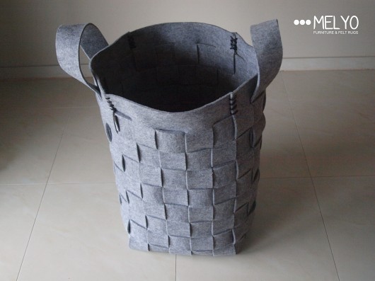 Kosz OLEE grey melyo