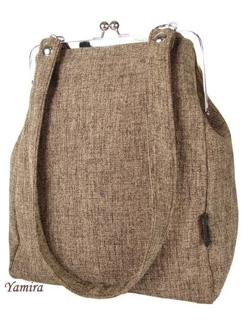 torebka XL brown melange yamira