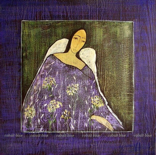 Hortensia - malowane anioły cobalt