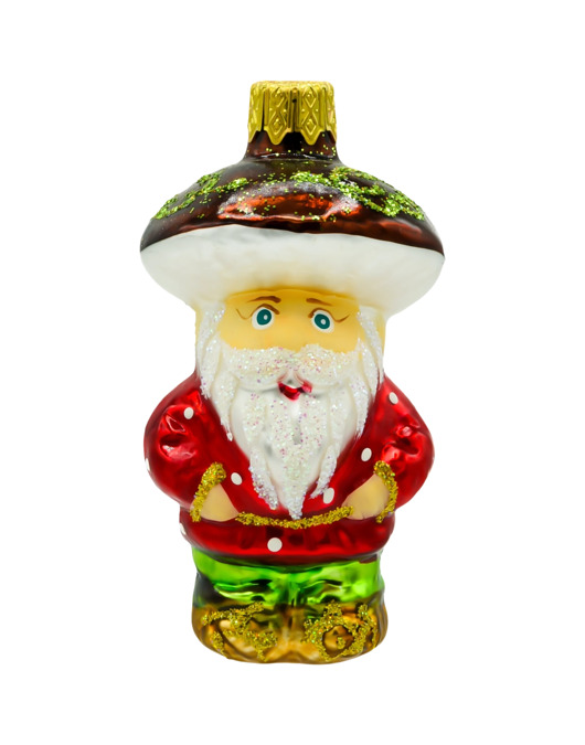 ozdoby choinkowe Bombka choinkowa: Krasnal z Kapeluszem Grzyba
