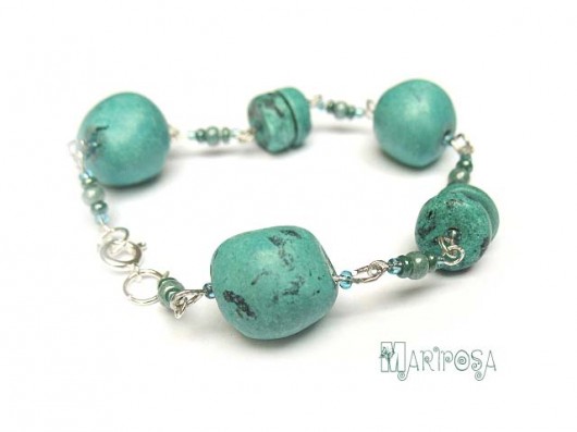 ceramica - wiatr od morza - bransoleta mariposa