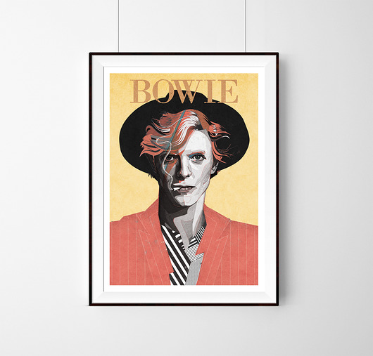 David Bowie  A3 art Giclée print Żaneta Antosik PRINTS