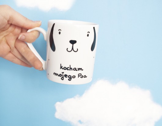 kocham mojego psa - kubek porcelanowy miamilu