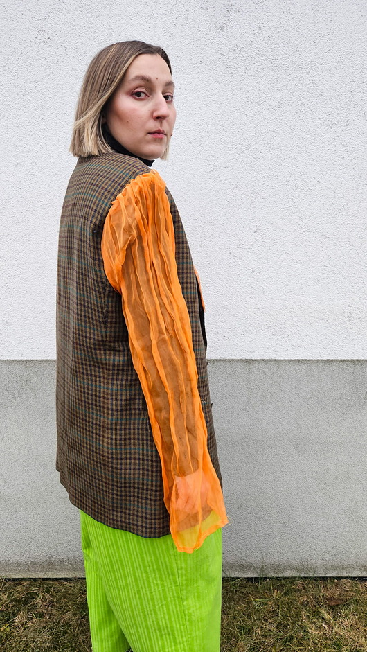marynarki damskie Marynarka Full of orange