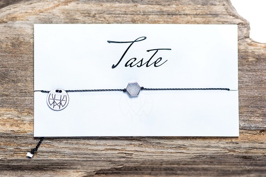 WHW Taste Hex On Black String w hand works