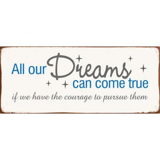Szyld metalowy Our Dreams MIA home