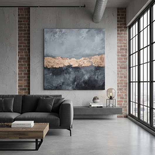 obrazy Abstrakcja Loft no.1 kolekcja LOFT Ręcznie malowany obraz Duży format