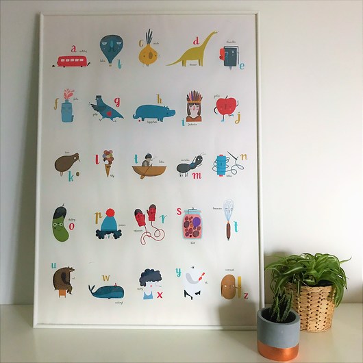 Plakat z literkami w formacie A1 welov