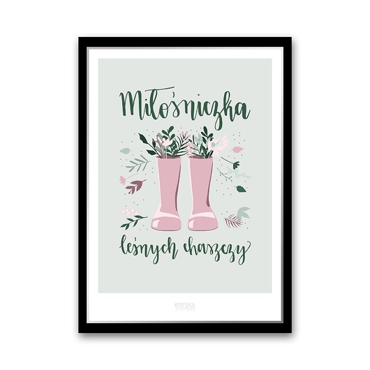 Plakat "Miłośniczka leśnych chaszczy" Kreska Jak Się Patrzy